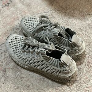 gray nobull “all day knit” tennis shoes